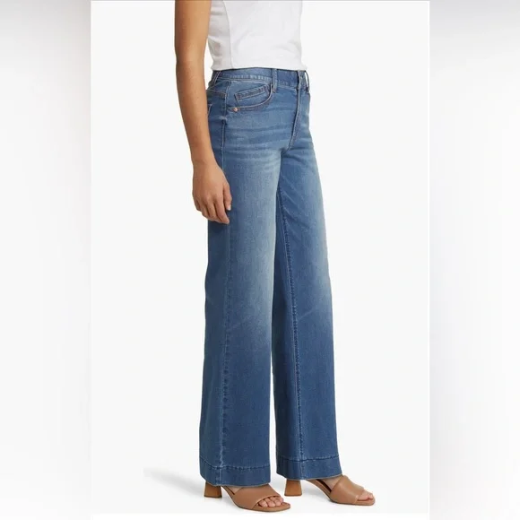 Wit & Wisdom Blue Flare Jeans - Picture 2 of 4